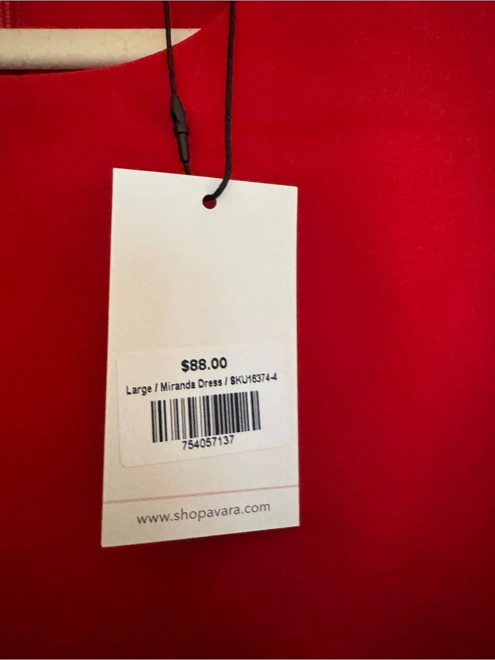 Women's Red Sleeveless Sheath Dress with Side Bow Detail